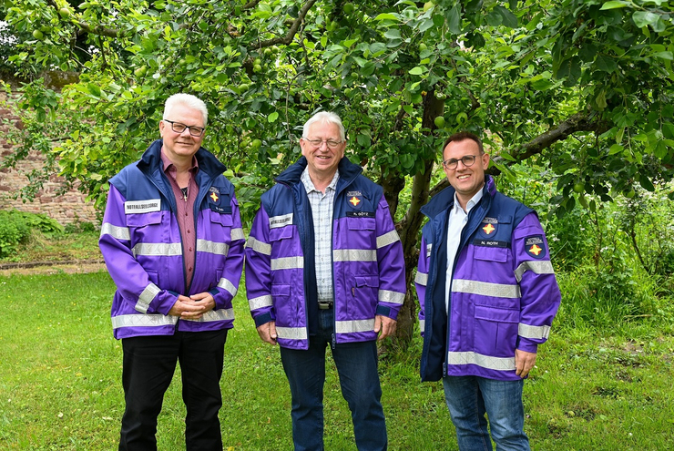 Matthias Orth, Rudi Götz und Norman Roth erzählten im Interview von der neugeschaffenen Projektstelle für ökumenische Notfallseelsorge in Großschadenslagen © Bistum Speyer