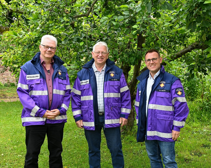 Matthias Orth, Rudi Götz und Norman Roth erzählten im Interview von der neugeschaffenen Projektstelle für ökumenische Notfallseelsorge in Großschadenslagen © Bistum Speyer