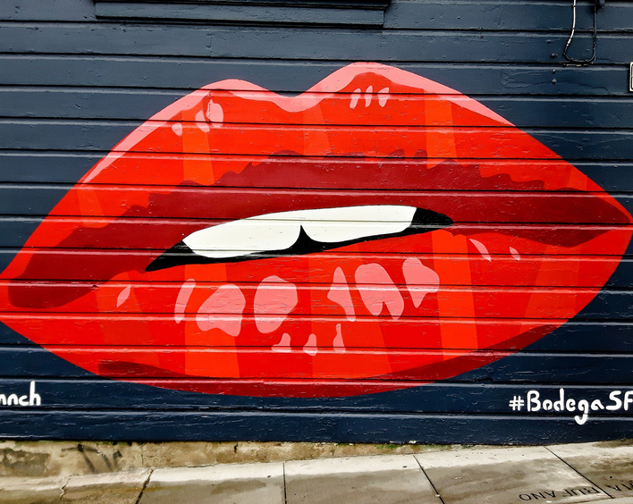 Kuss. Foto: Graffiti Pixabay