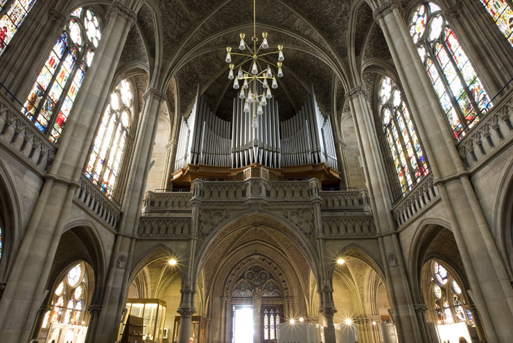 Die Orgel in der Gedächtniskirche Speyer.