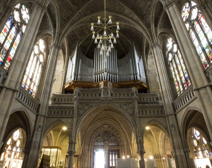Die Orgel in der Gedächtniskirche Speyer.