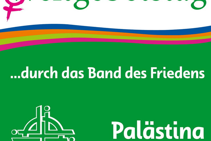 Schwerpunktland des diesjährigen Weltgebetstags ist Palästina. Grafik: Deutsches Komitee des Weltgebetstags