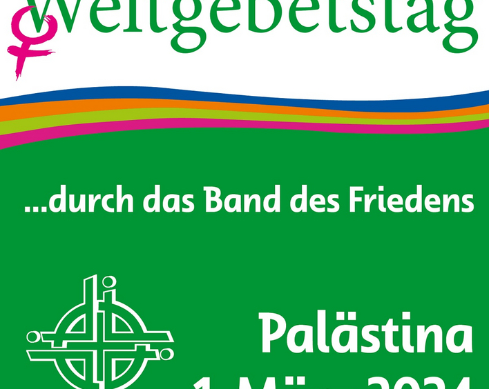 Schwerpunktland des diesjährigen Weltgebetstags ist Palästina. Grafik: Deutsches Komitee des Weltgebetstags