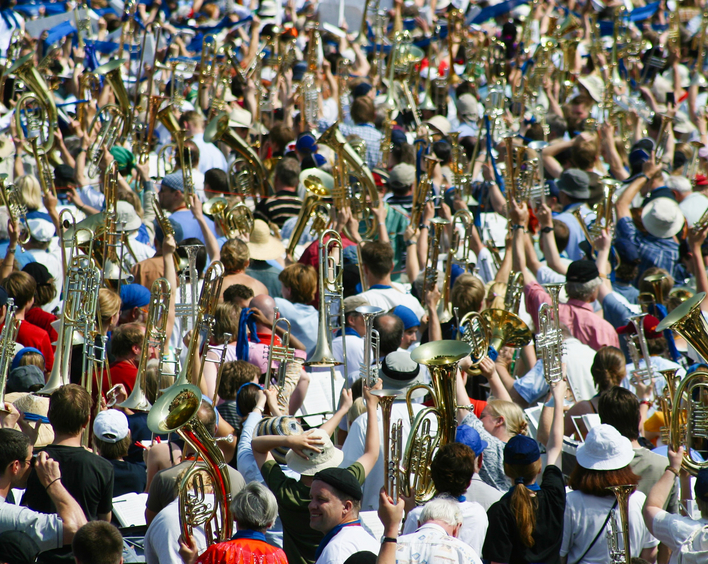 Goldenes Blech und Kirchentagsgefühle. Foto: Fundus