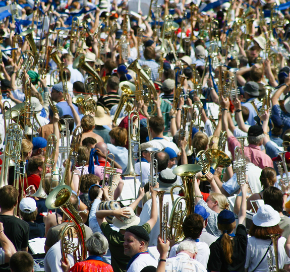 Goldenes Blech und Kirchentagsgefühle. Foto: Fundus