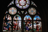 Das Kirchenfenster der Gedächtniskirche Speyer ziert das Cover des Faltblatts zur Aus- und Fortbildung.