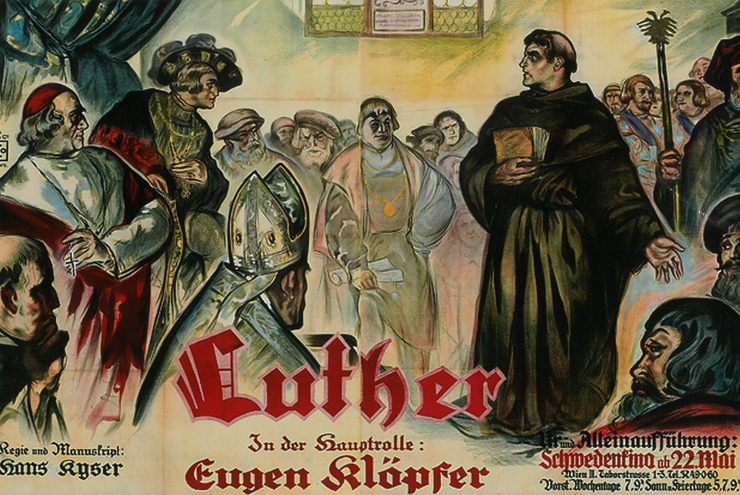 Plakat zu dem 1927 entstandenen Stummfilm von Hans Kyser. 