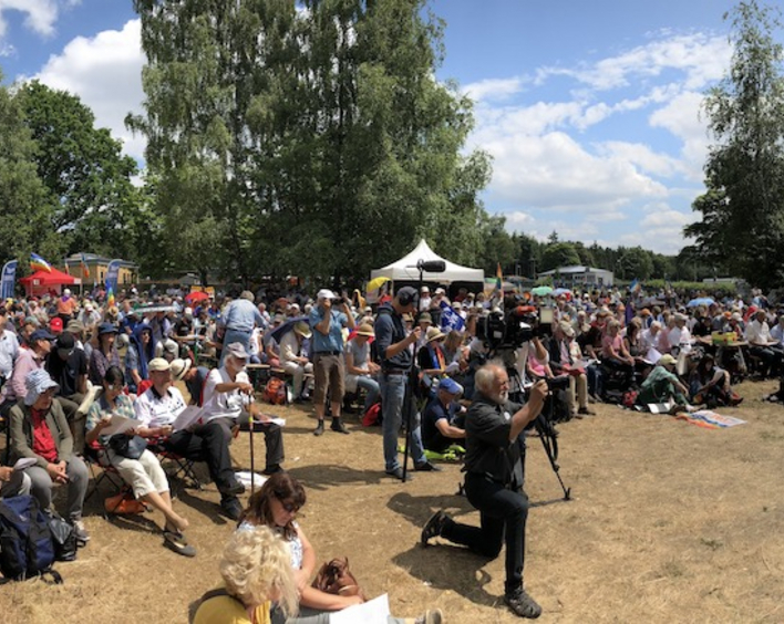 Aktionstag in Büchel 2019. Foto: lk/Junker.