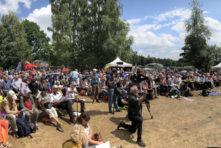 Aktionstag in Büchel 2019. Foto: lk/Junker.
