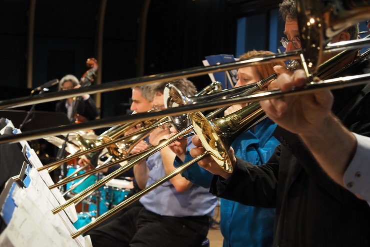 Die NeW Brass Bigband hat es sich zur Aufgabe gemacht, klassische sakrale Musik mit dem Sound einer Big Band zu verbinden. Foto: Alexander Bähr/PD