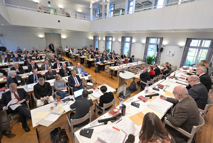 Die Landessynode tagt wieder in Präsenz. Archivfoto: lk/Landry 