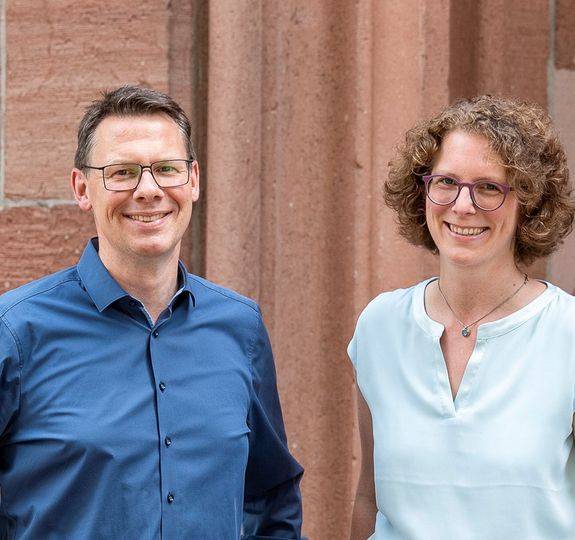 Mirjam und Arne Dembek teilen sich seit Oktober 2023 ein Dekansamt. Foto: lk/Iversen 