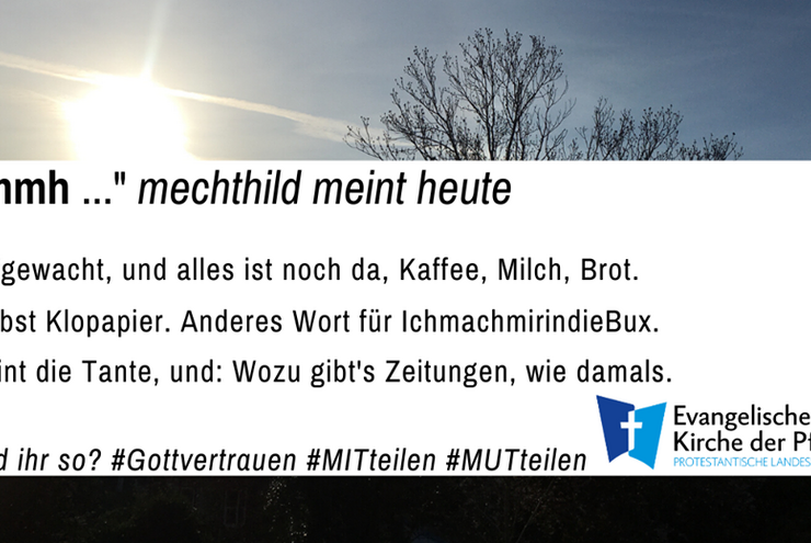 mmh mechthild meint heute #Tag6