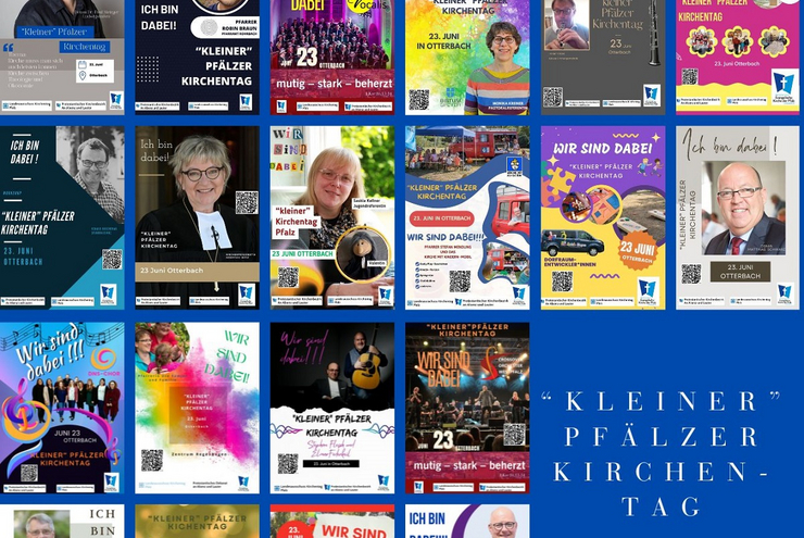 Dank vielen Zusagen erwartet die Besucher des "kleinen" Kirchentags ein buntes Programm. Collage: Schraß