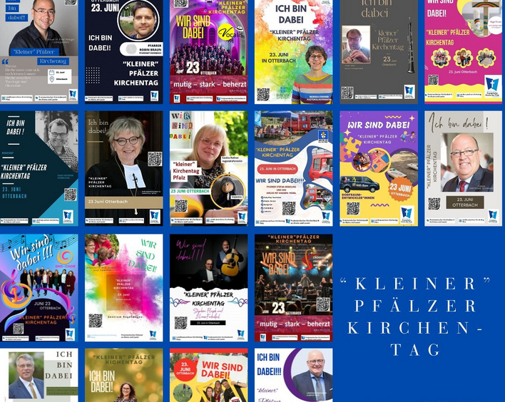 Dank vielen Zusagen erwartet die Besucher des "kleinen" Kirchentags ein buntes Programm. Collage: Schraß