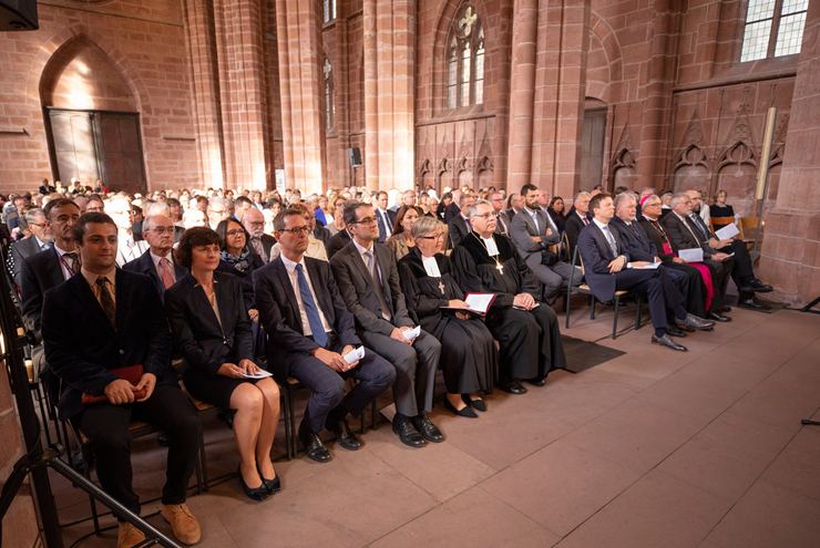 Festgottesdienst zum Jubiläum "200 Jahre Pfälzer Kirchenunion" in der Kaiserslauterer Stiftskirche.