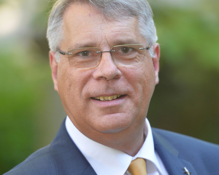 Kirchenpräsident Christian Schad. Foto: lk/Rothermel.