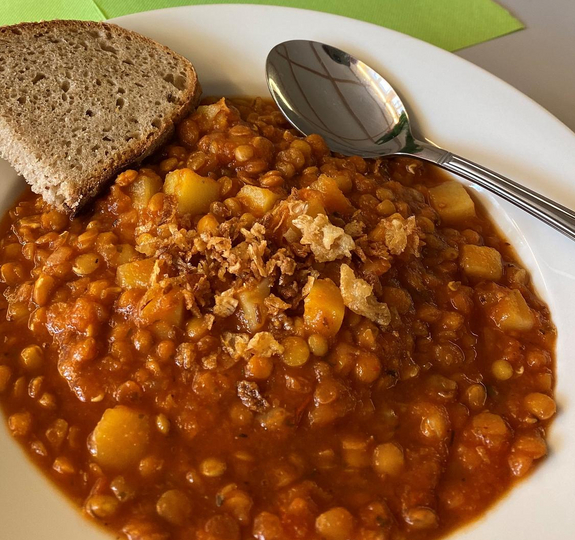 Suppe satt gibt es an drei Tagen in der Woche. Foto: privat 
