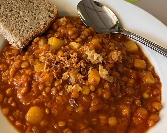 Suppe satt gibt es an drei Tagen in der Woche. Foto: privat 