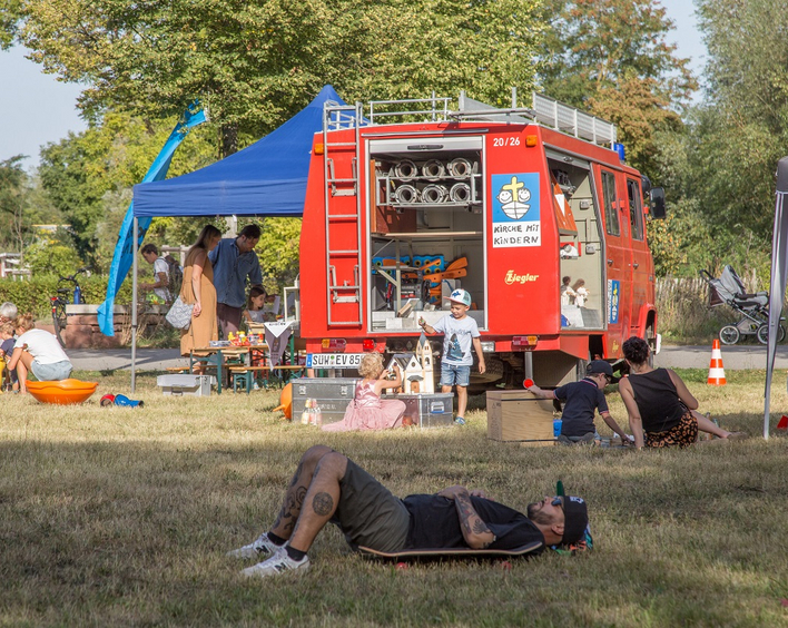 Alles an Bord für Kirche mit Kindern. Das überzeugte auch die Jury für den Andere-Zeiten-Innovationspreis. Foto: lk/Mendling