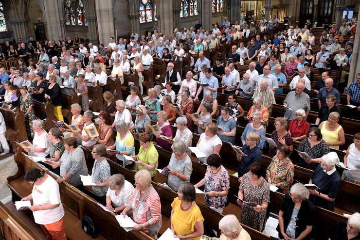 ... in der Speyerer Gedächtniskirche. Fotos: Landry
