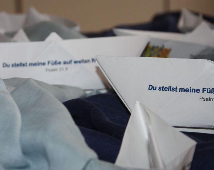 Modell: "Worte, die mich tragen." Foto: lk