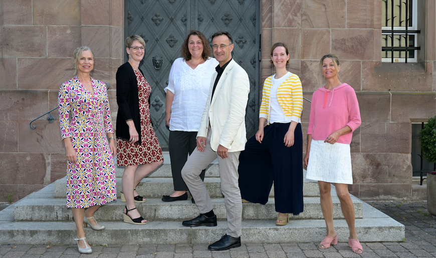 Presseteam: Mechthild Werner, Diana Vögeli, Petra Tröbliger, Andreas Rummel, Katja Edelmann, Simone Saenger-Herber (v.l.n.r.). Foto: lk Presseteam: Mechthild Werner, Diana Vögeli, Petra Tröbliger, Andreas Rummel, Katja Edelmann, Simone Saenger-Herber (v.l.n.r.). Foto: lk