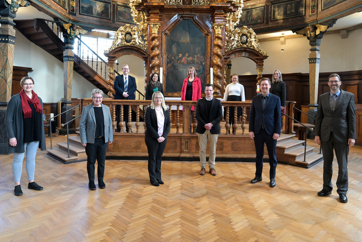 Ernennung der neuen PfarrerInnen mit Kirchenpräsidentin Dorothee Wüst (Foto: lk/Landry)