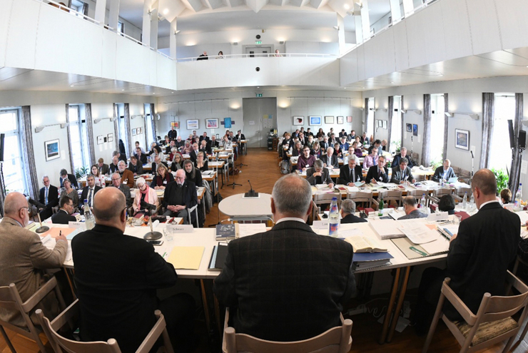 Die Synode der Evangelischen Kirche der Pfalz tagt vom 22. bis 24. November in Speyer. Foto: Landry