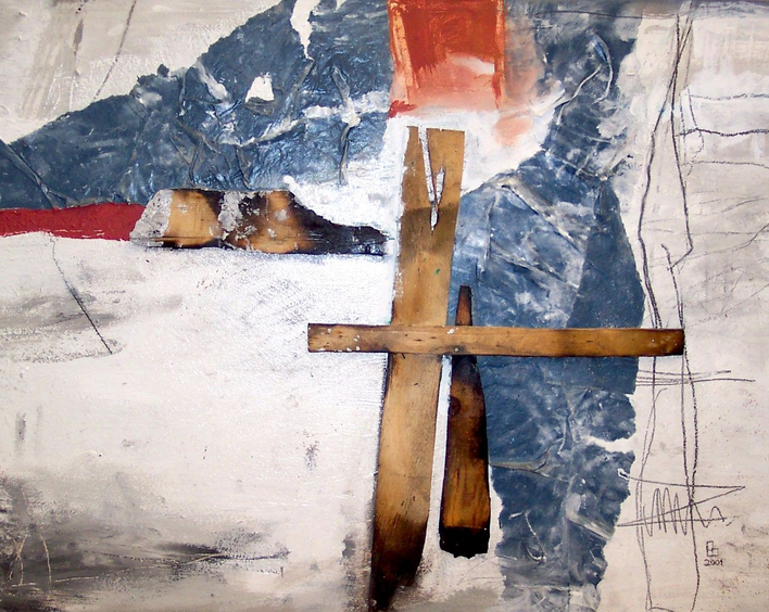 Assemblage „Driftwood“ der Künstlerin Monika Bozem