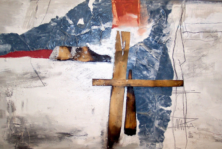 Assemblage „Driftwood“ der Künstlerin Monika Bozem