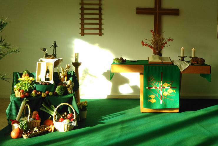 Erntedank 2017 im Dietrich-Bonhoeffer-Haus in Heiligenstein. Foto: privat