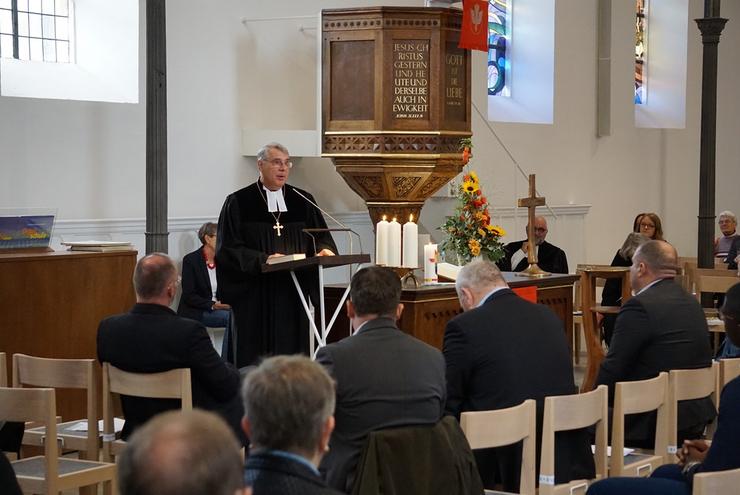 Kirchenpräsident Christian Schad.
