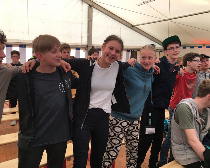 Konfi-Camp im Jubiläumsjahr der Reformation 2017 in Wittenberg. Foto: Große