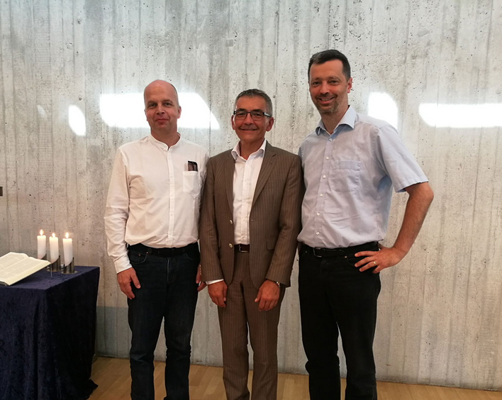 Marc Reusch, Klaus Eicher und Bernd Rapp (v.li.). Foto: privat