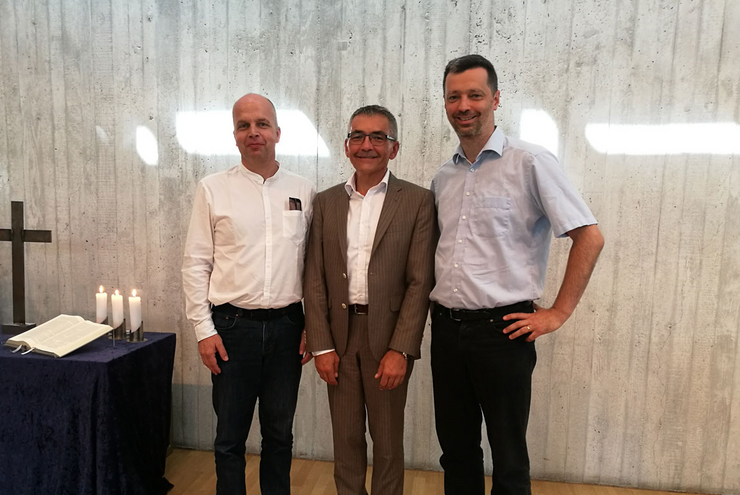 Marc Reusch, Klaus Eicher und Bernd Rapp (v.li.). Foto: privat