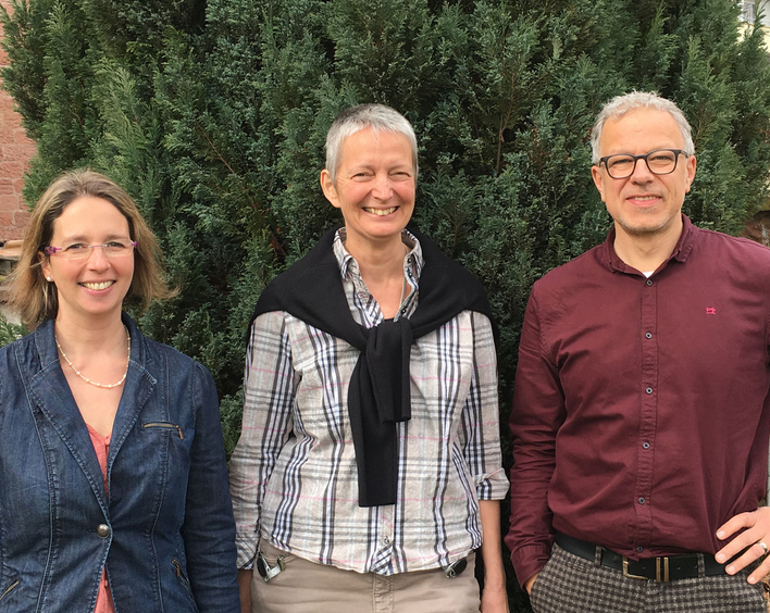 Leitungsteam: Astrid Martin, Ursula Adam und Peter Annweiler (von links). Foto Telefonseelsorge