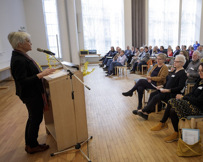 Großes Interesse beim Fachtag „Kirchliche Gebäude 2023 – Räume für morgen“ Foto: Reiner Voß/view