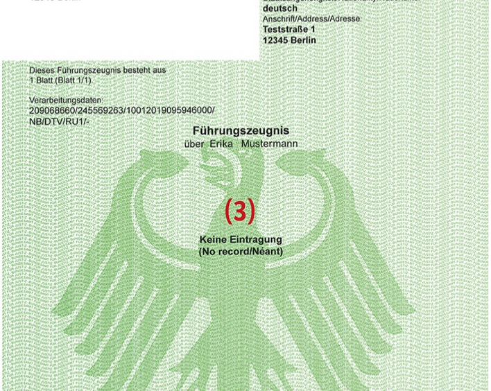 Foto: Muster Bundesjustizamt