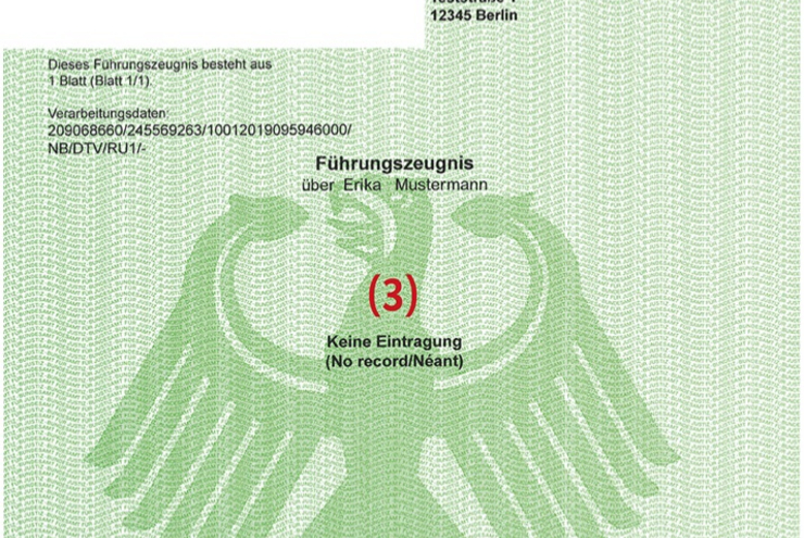 Foto: Muster Bundesjustizamt