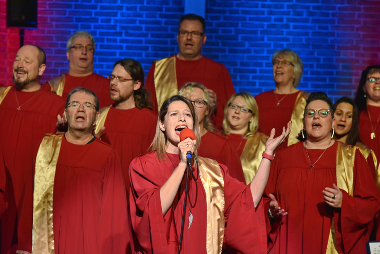 Gospel: Gotteslob mit Power. Foto: Tobias Frick/fundus