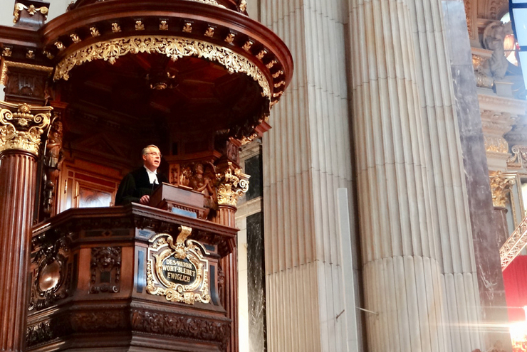 Zum 200. Jubiläum des Zusammenschlusses lutherischer und reformierter Gemeinden in Preußen hat Kirchenpräsident Christian Schad im Berliner Dom gepredigt. 