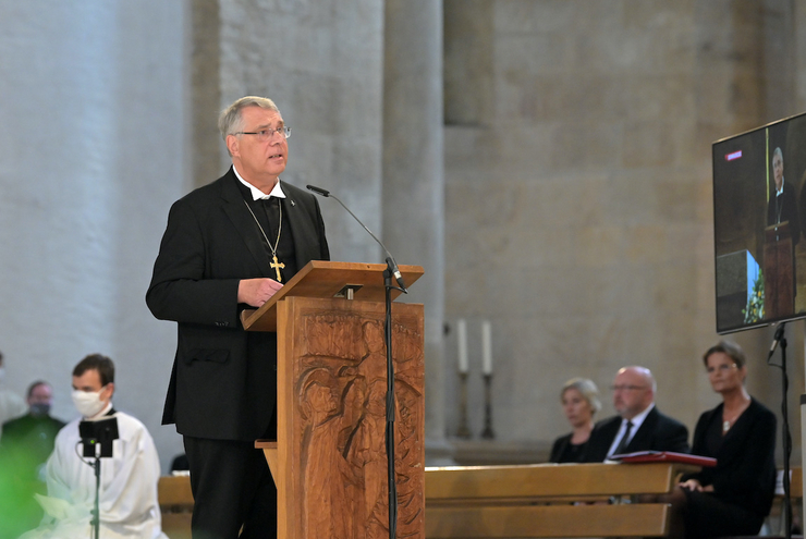 Nachruf auf Bischof Anton Schlembach von Kirchenpräsident Christian Schad. Foto: lk/Landry
