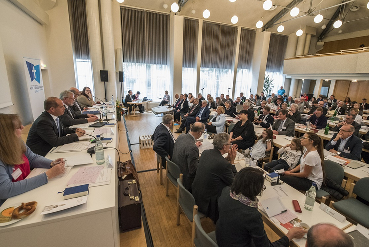 Alte Eintracht: Hier tagt die Frühjahrssynode der Evangelischen Kirche der Pfalz im Jubiläumsjahr der Kirchenunion. Foto: Landeskirche/view