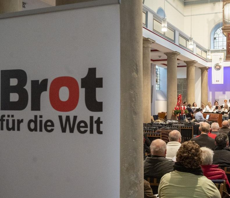 Stadtkirche Kusel: Viel Resonanz bei der Eröffnung der Spendenaktion "Brot für die Welt" in der Pfalz.