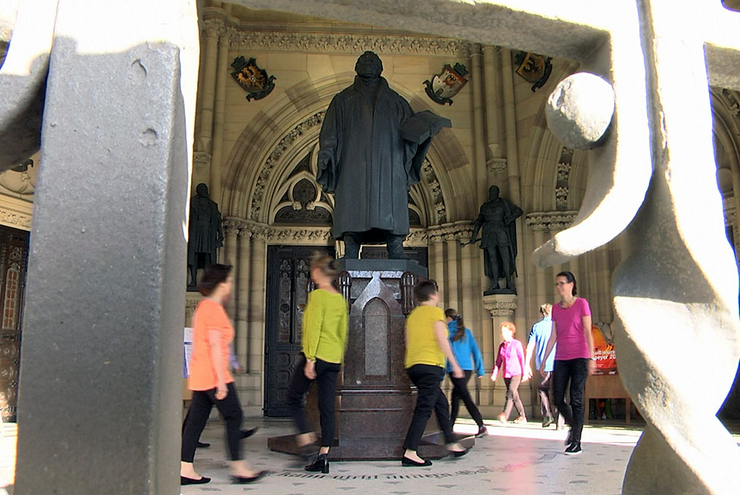 In Bewegung rund um Luther