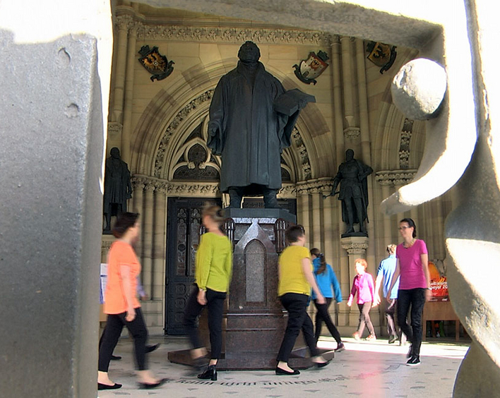 In Bewegung rund um Luther