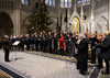 Die Speyerer Kantorei gestaltete den Weihnachtsgottesdienst in der Gedächtniskirche musikalisch. Fotos: Landry 