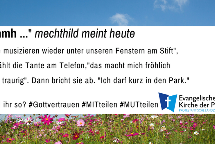 mmh mechthild meint heute #tag38