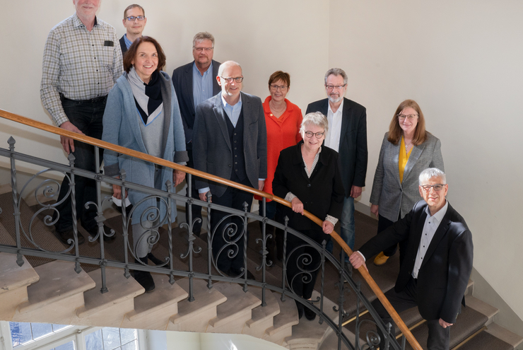 Stufenweise unterwegs. Landeskirchenrat und Gemeinschaftsverband (Foto: lk/Landry)